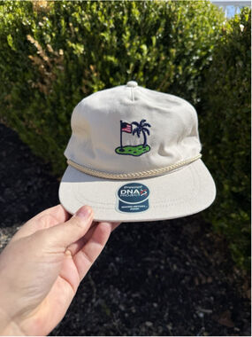 Imperial Palm Tree Putt Original Rope Hat NEW Golf Summer USA